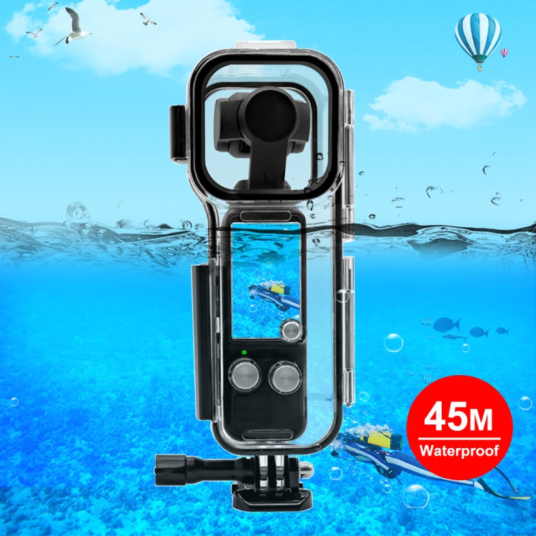 Carcasa de buceo PULUZ para DJI Osmo Pocket 3, sumergible hasta 45 m