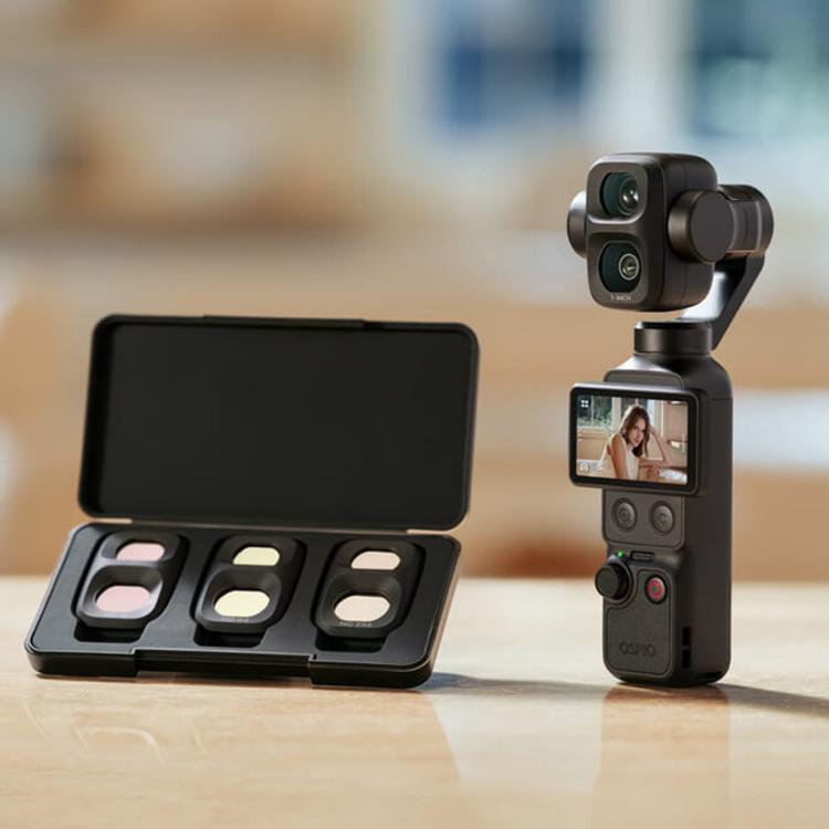 Osmo Pocket 4P con set de filtros ND originales DJI