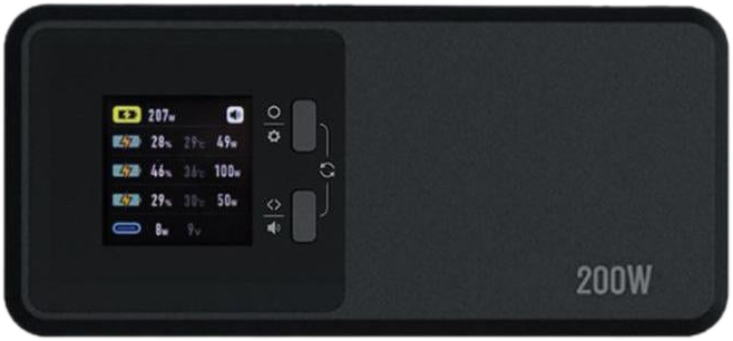Cargador inteligente LKTOP UC342 de 200 W